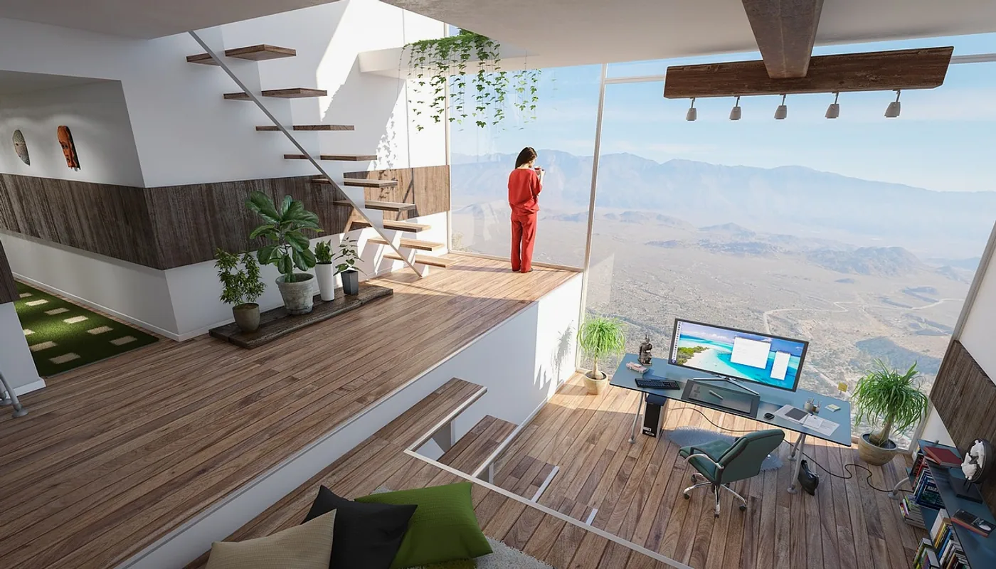 Interior, design and room