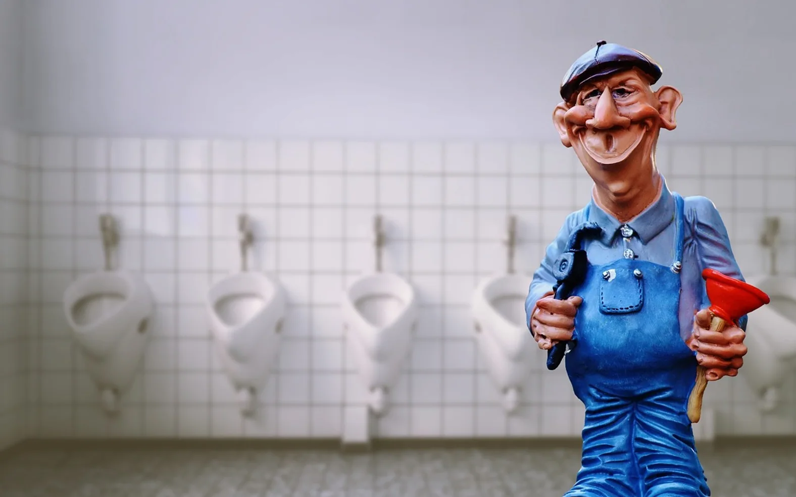 Plumber, pömpel and figure