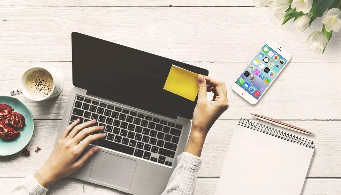 Laptop, computer and business
